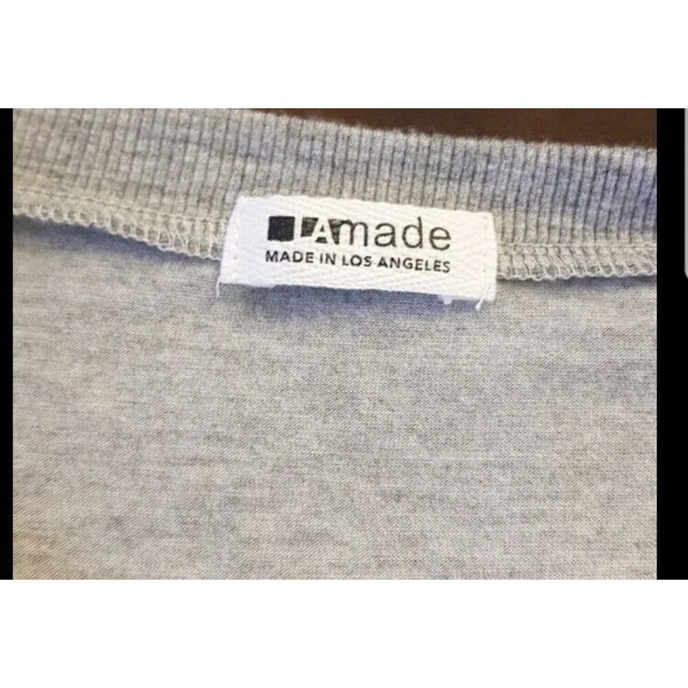 LAmade Womens Sweatshirt Gray Womens Knit Jersey Size XS  Long Sleeve Normcore - Picture 8 of 12